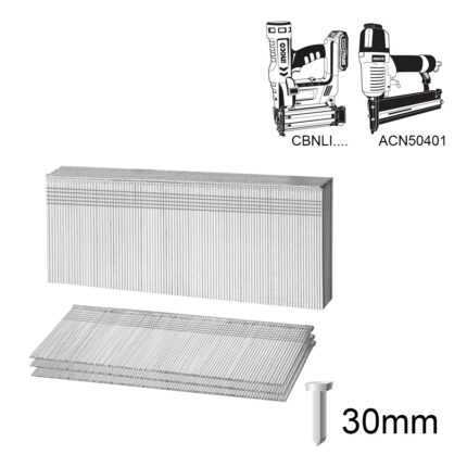 καρφιά αεροκαρφωτικού 30mm, staples 5000 τεμ, καρφιά ξύλου INGCO, ανταλλακτικά αεροκαρφωτικού, ACN50401, CBNLI2028, CBNLI2002