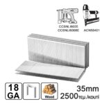 δίχαλα αεροκαρφωτικού 35mm, Ga18 Π διχάλα, staples 2500 τεμ, γαλβανισμένο σύρμα, ανταλλακτικά αεροκαρφωτικού, δίχαλα τύπος 90