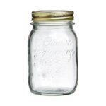 Βάζο Γυάλινο με Χρυσό Καπάκι 1,5L FY2101XL VIOSARP – 5206753014362