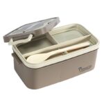 φαγητοδοχείο inox, ανοξείδωτο lunch box, lunch box με χώρισμα, φαγητοδοχείο με κουτάλι, φαγητοδοχείο 1.1L, ορθογώνιο φαγητοδοχείο, δοχείο φαγητού για γραφείο, δοχείο φαγητού για σχολείο, VIOSARP, 5206753047261