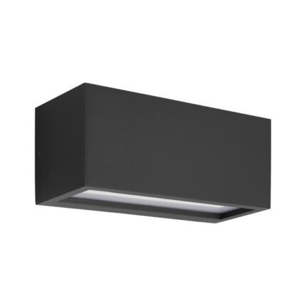 ΑΠΛΙΚΑ ΤΟΙΧΟΥ 2XΕ27 250X110X10 IP54 ΜΑΥΡΗ UP DOWN ARTE ILLUMINA AMIGO