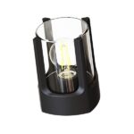 ΑΠΛΙΚΑ ΤΟΙΧΟΥ ΑΛΟΥΜΙΝΙΟΥ Ε27 ΜΑΧ 20W IP54 120Χ120Χ160mm ΜΑΥΡO ARTE ILLUMINA