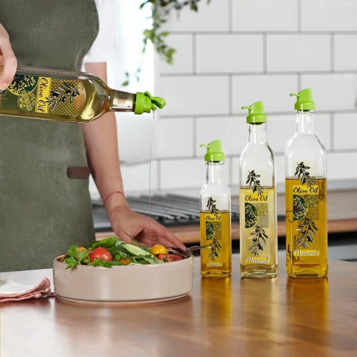 ΛΑΔΙΚΟ ΓΥΑΛΙΝΟ ΤΕΤΡΑΓΩΝΟ OLIVE 500ml No152006