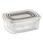 ΦΑΓΗΤΟΔΟΧΕΙΟ EASYBOX ΟΡΘΟΓΩΝΙΟ ΣΕΤ 4 ΤΕΜ 250ml-500ml-750ml-1200ml No659 VIOSARP