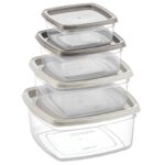 ΦΑΓΗΤΟΔΟΧΕΙΟ EASYBOX ΤΕΤΡΑΓΩΝΟ ΣΕΤ 4 ΤΕΜ 275ml-500ml-850ml-1350ml No662 VIOSARP - Image 2