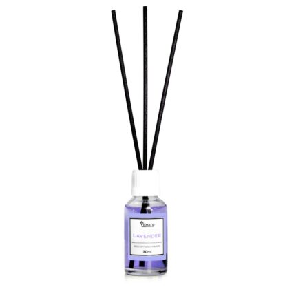 αρωματικό χώρου lavender, αρωματικό λεβάντα, αρωματικό με sticks, reed diffuser 30ml, diffuser χώρου, αρωματικά στικ, αρωματικό μπάνιου, αρωματικό υπνοδωματίου, lavender diffuser, 5206753050384.