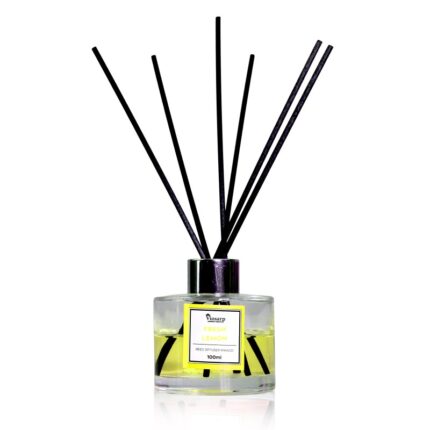 αρωματικό χώρου Fresh Lemon, αρωματικό με sticks, reed diffuser 100ml, αρωματικό λεμόνι, diffuser χώρου, αρωματικά στικ, αρωματικό σπιτιού, αρωματικό γραφείου, fresh lemon diffuser, 5206753050476.