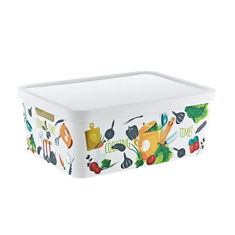 5206753050858 κουτί αποθήκευσης, storage box, πλαστικό κουτί αποθήκευσης, κουτί με σχέδια, κουτί οργάνωσης, αποθηκευτικό κουτί 4.5L, κουτί μικροαντικειμένων, VIOSARP, TRN-237, 5206753050858.