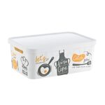 κουτί αποθήκευσης, storage box, πλαστικό κουτί αποθήκευσης, κουτί με σχέδια, κουτί οργάνωσης, αποθηκευτικό κουτί 4.5L, κουτί μικροαντικειμένων, VIOSARP, TRN-237, 5206753050858.