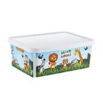 κουτί αποθήκευσης, storage box, πλαστικό κουτί αποθήκευσης, κουτί με σχέδια, κουτί οργάνωσης, αποθηκευτικό κουτί 4.5L, κουτί μικροαντικειμένων, VIOSARP, TRN-237, 5206753050858.