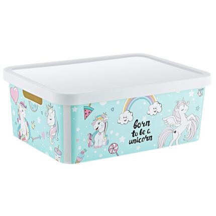κουτί αποθήκευσης, storage box, πλαστικό κουτί αποθήκευσης, κουτί με σχέδια, κουτί οργάνωσης, αποθηκευτικό κουτί 12L, κουτί μικροαντικειμένων, VIOSARP, TRN-238, 5206753050865.