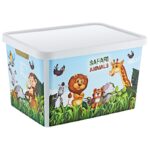 Κουτί Αποθήκευσης με Σχέδια TRN-239 18L 27,7x37x22cm VIOSARP