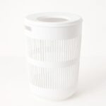 Καλάθι Απλύτων Linea, στρογγυλό 42x60cm (NoTP856). Ανθεκτικό και πρακτικό, με σύγχρονο σχεδιασμό για μπάνιο και υπνοδωμάτιο. Ιδανικό για τακτοποίηση απλύτων.