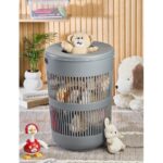 Καλάθι Απλύτων Linea, στρογγυλό 42x60cm (NoTP856). Ανθεκτικό και πρακτικό, με σύγχρονο σχεδιασμό για μπάνιο και υπνοδωμάτιο. Ιδανικό για τακτοποίηση απλύτων.