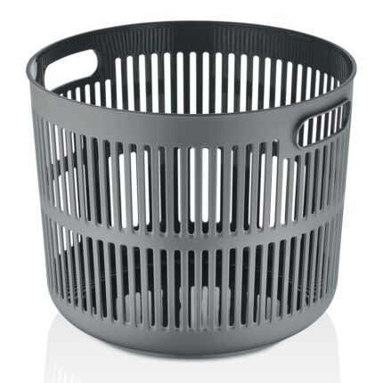 Καλάθι Ρούχων LINEA Στρογγυλό 35x29cm – Καλάθι Απλύτων Πλαστικό NoTP857