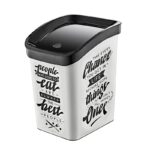 Κάδος Απορριμμάτων Πλαστικός Design με Αιωρούμενο Καπάκι 11.6L D082