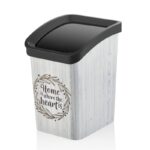 Κάδος Απορριμμάτων Πλαστικός Design με Αιωρούμενο Καπάκι 11.6L D082