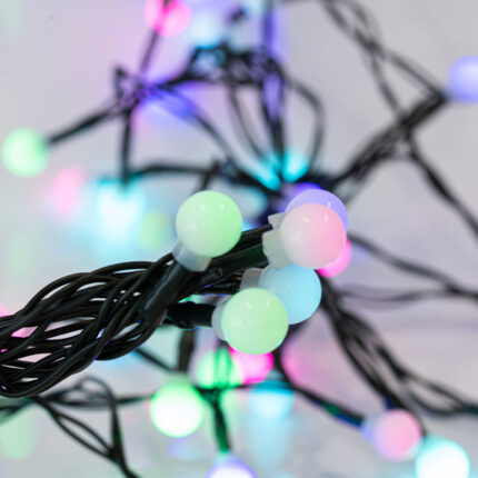 Σειρά LED 40 Λαμπών με Λευκές Μπάλες – Multi, Σταθερό, IP44