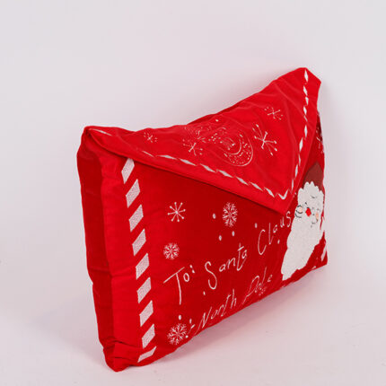 Μαξιλάρι Γράμμα Άη Βασίλη 30x50cm – Χριστουγεννιάτικο Διακοσμητικό