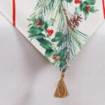 Ράνερ με Berries και Γκι 40x150cm – Χριστουγεννιάτικο Τραπεζομάντηλο