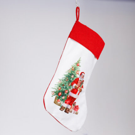 ΚΑΛΤΣΑ ΜΕ ΑΗ ΒΑΣΙΛΗ ΚΑΙ ΔΕΝΤΡΟ ΛΕΥΚΗ 28x43cm