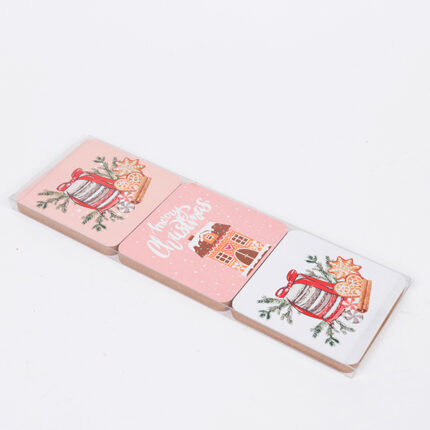 ΣΟΥΒΕΡ ΜΕ ΧΡΙΣΤΟΥΓΕΝΝΙΑΤΙΚΑ ΣΧΕΔΙΑ ΣΕΤ 6ΤΜΧ 9.5x9.5x0.47