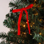 Βελούδινοι Φιόγκοι Κόκκινοι – Σετ 6τμχ, 13x19cm