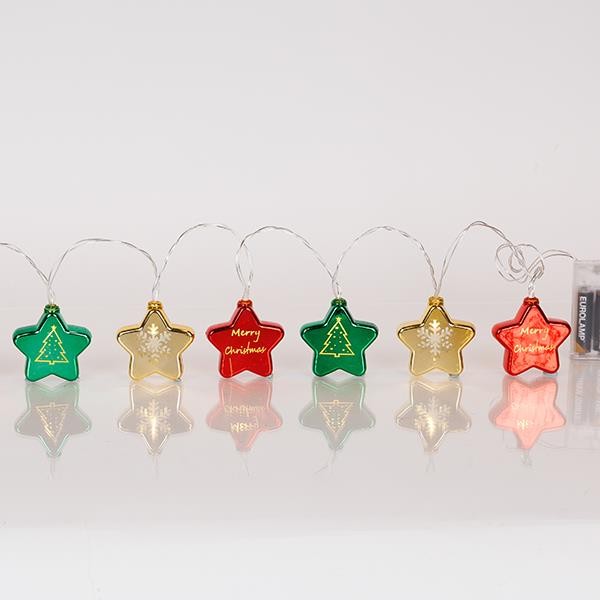 9c506325aa7049158fe2cd4813dcf7a4 Σειρά 10 LED με Χρωματιστά Αστέρια – Θερμό Λευκό, Μπαταρίας, Χρονοδιακόπτης