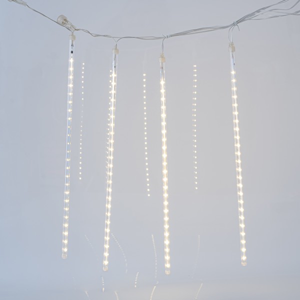 c39b59c6cd8144afb05359e0a8ee6527 SNOWDROP σειρά με 240 LED, 5 σωλήνες 50cm, θερμό λευκό, 5V μετασχηματιστή, 4 επεκτάσεις έως 3 σετ και προέκταση 5m. Κατάλληλη για εξωτερική χρήση IP44.