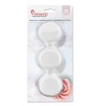 Χάρτινα Φορμάκια Ζαχαροπλαστικής Στρογγυλά Λευκά – 75τμχ VC1164-1 - Image 2