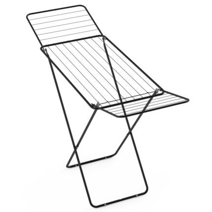 απλώστρα δαπέδου μαύρη