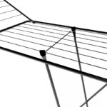 απλώστρα δαπέδου μαύρη