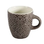 Κεραμική Κούπα Χρωματιστή Αναγλυφή M 240ml VC2987 – Ιδανική για Καφέ & Τσάι (1 τεμ) - Image 5