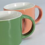 Κεραμική Κούπα Μονόχρωμη XL 430ml – 10,5x8cm VIOSARP (1τεμ) - Image 4