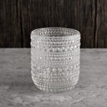 Σετ 6τμχ Ποτήρια Νερού Γυάλινα Διάφανα 280ml Σχέδιο Drop NoDXZD-T280 – Κομψό Ανάγλυφο Design - Image 3