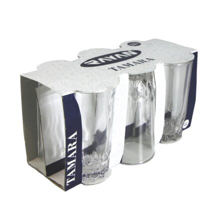 ποτήρια νερού διάφανα σετ 6τμχ