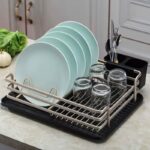 πιατοθήκη αλουμινίου, πιατοθήκη κουζίνας, στεγνωτήρι πιάτων, πιατοθήκη με δίσκο, W6696-16, αξεσουάρ κουζίνας