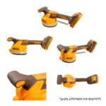 δονητής πλακιδίων 20V, βεντούζα πλακιδίων μπαταρίας 60kg, tile vibrator 130mm, εργαλείο τοποθέτησης πλακιδίων, επαγγελματική βεντούζα πλακιδίων