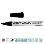 μαρκαδόρος ανεξίτηλος 2mm, μαρκαδόρος αλουμινίου GeHOCK, permanent marker black, επαγγελματικός μαρκαδόρος για μέταλλο, μαρκαδόρος για σκυρόδεμα