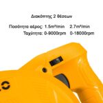 φυσητήρας μπαταρίας, φυσητήρας 20V, φυσητήρας 2 ταχυτήτων, cordless blower 20V, φυσητήρας φύλλων μπαταρίας, φυσητήρας INGCO, φυσητήρας SOLO, επαναφορτιζόμενος φυσητήρας, φυσητήρας κήπου μπαταρίας, φυσητήρας 18000rpm.