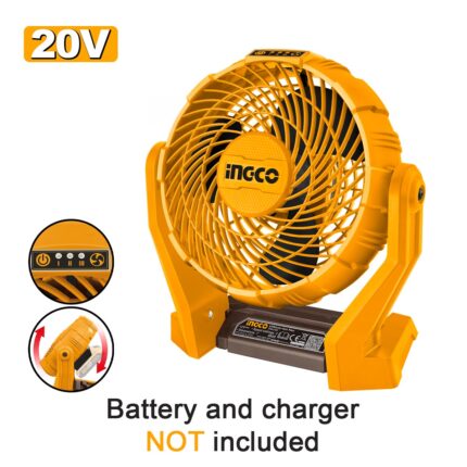 ανεμιστήρας μπαταρίας, ανεμιστήρας 20V, επαναφορτιζόμενος ανεμιστήρας, ανεμιστήρας εργοταξίου, φορητός ανεμιστήρας μπαταρίας, ανεμιστήρας INGCO, ανεμιστήρας SOLO, ανεμιστήρας 20V Li-Ion, ανεμιστήρας συνεργείου, cordless fan 20V.