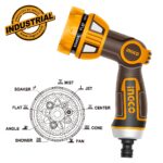 πιστόλι ποτίσματος 9 θέσεων, εκτοξευτής νερού μεταλλικός, ακροφύσιο ποτίσματος πολλαπλών λειτουργιών, πιστόλι νερού λάστιχου, nozzle κήπου 9 λειτουργιών, εκτοξευτής νερού INGCO, πιστόλι ποτίσματος μεταλλικό, εξαρτήματα λάστιχου ποτίσματος, εκτοξευτής νερού κήπου, πιστόλι νερού για πλύσιμο.