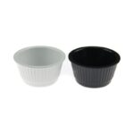 Μπωλάκι Μελαμίνης Μαύρο/Λευκό No751 PM601 30ml 5.8x2.5cm VIOSARP - Image 3
