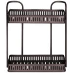 εταζέρα μπάνιου μεταλλική, ράφι μπάνιου 2 θέσεων, εταζέρα τοίχου, μεταλλικό ράφι μπάνιου, shelf bathroom metal, εταζέρα κουζίνας, οργάνωση μπάνιου, ράφι αποθήκευσης, αξεσουάρ μπάνιου, εταζέρα VIOSARP.