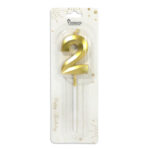 κερί γενεθλίων 2, κερί τούρτας αριθμός, birthday candle 2, κερί gold silver, κερί πάρτι, διακόσμηση τούρτας, κεράκι γενεθλίων αριθμός, αξεσουάρ πάρτι, κερί επετείου, διακοσμητικό τούρτας.