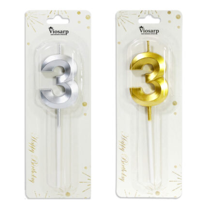 κερί γενεθλίων 3, κερί τούρτας αριθμός, birthday candle 3, κερί gold silver, κερί πάρτι, διακόσμηση τούρτας, κεράκι γενεθλίων αριθμός, αξεσουάρ πάρτι, κερί επετείου, διακοσμητικό τούρτας.