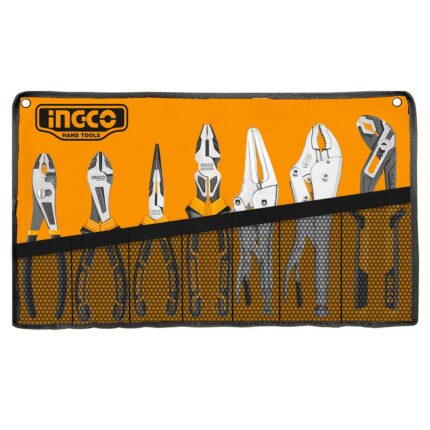 σετ εργαλείων χειρός, εργαλεία χειρός 7 τεμ, πένσα σετ, γκαζοτανάλια, εργαλείο συνεργείου, επαγγελματικά εργαλεία, Cr-V εργαλεία, σετ πενσών, εργαλείο επισκευής, υφασμάτινη θήκη εργαλείων.