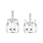 εξωλκέας 2 σιαγώνων, εξωλκέας 4 ιντσών, bearing puller, εργαλείο εξαγωγής ρουλεμάν, puller tool, εργαλείο συνεργείου, εξωλκέας γραναζιών, εργαλείο μηχανικού, Cr-V εξωλκέας, εργαλείο συντήρησης.