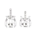 εξωλκέας 2 σιαγώνων, εξωλκέας 6 ιντσών, bearing puller, εργαλείο εξαγωγής ρουλεμάν, puller tool, εργαλείο συνεργείου, εξωλκέας γραναζιών, εργαλείο μηχανικού, Cr-V εξωλκέας, επαγγελματικό εργαλείο.