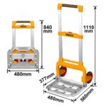 καρότσι μεταφοράς, πτυσσόμενο καρότσι, καρότσι 2 τροχών, trolley 130kg, καρότσι αλουμινίου, καρότσι αποθήκης, εργαλείο μεταφοράς, foldable trolley, καρότσι βαρέως τύπου, καρότσι logistics.